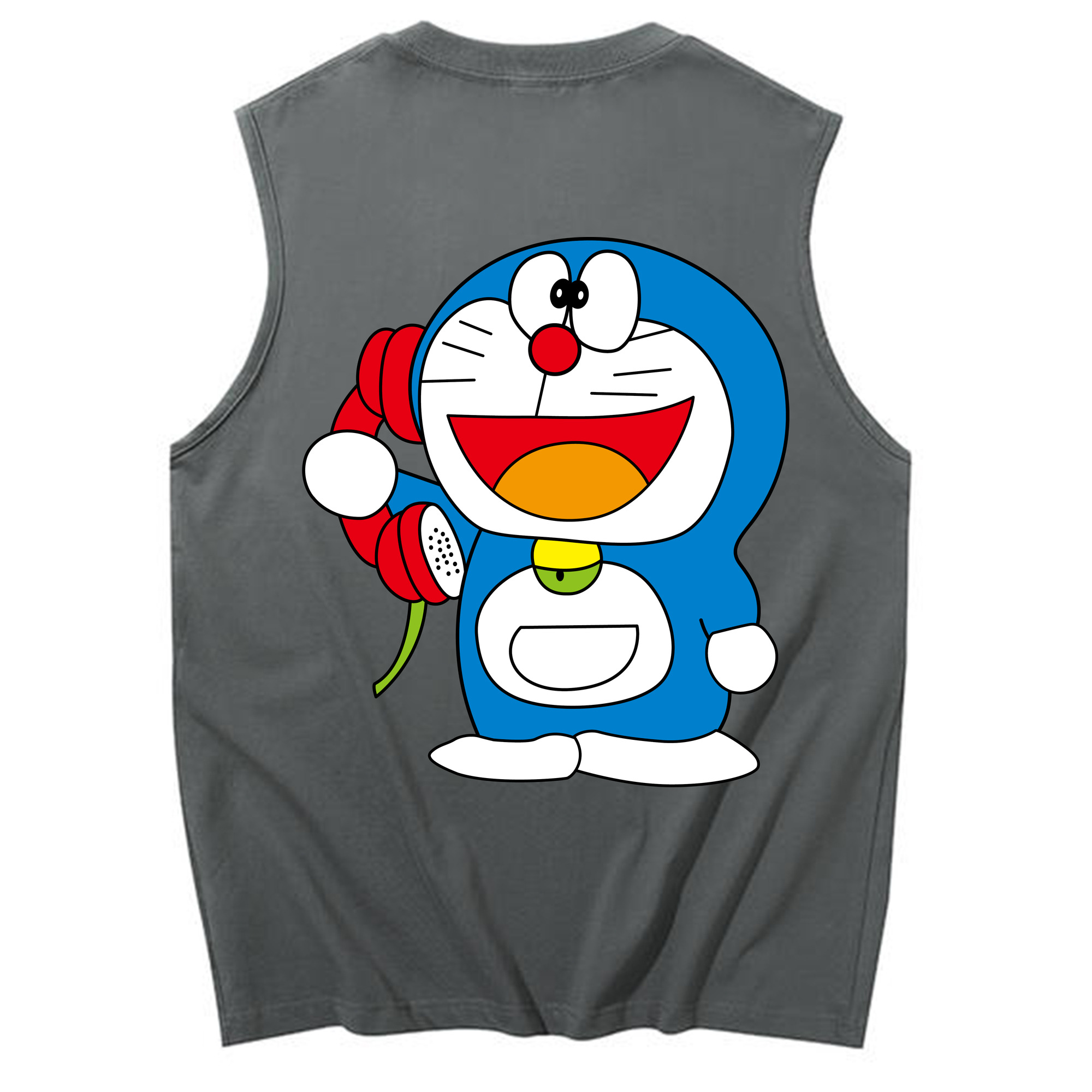 （画像用） ドラえもん Doraemon コットン100％タンクトップ（背面プリント）